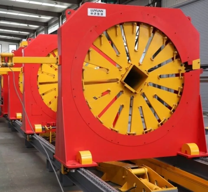 Retractable CNC Steel Bar Cage Roll Welding Machine LYGH-1600T Cage Length 12 m factory