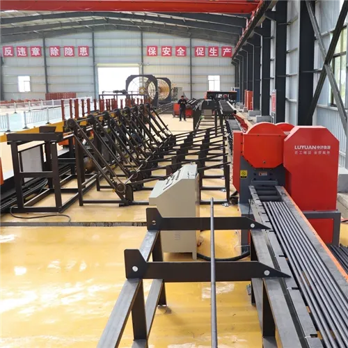 Elektrikli inşaat demiri kesme hattı